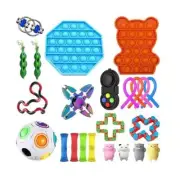 23 Pack A Fidget Toys Set Sensory Tools Bundle Stress Relief Hand Kids Adults B3