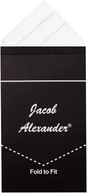 Men's Pre-Folded Triangles Pocket Square Handkerchief