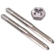 HSS 1/4-28 Taper & Plug Tap & 1/4-28 Hexagon Die Thread Right Hand Set