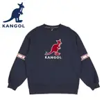 KANGOL 英國袋鼠 秋冬 長袖上衣 長T 圓領T恤 63551003 中性 深藍 米白 深紅