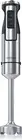 Hand blender 1000 Watt stainless steel set - four-blade knife - purée stick - st