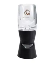 AKhomery GLASS Wine Decanter Aerator Pourer Spout Filter Enhance Flavor & Aroma