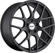 TSW Nurburgring Grey Wheel with Matte Gunmetal Finish (21 x 11. inches /5 x 130 mm, 56 mm Offset)