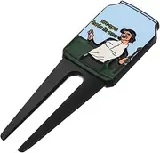 WESIEVYA Golf Green Fork Golf Club Pens Divot Tool and Ball Marker Unny Golf Ball Marker Golf Ball Marker Silver Golf Golf Ball Marker Funny Golf Marker Golf Alignment