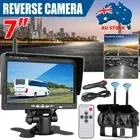 7" Wireless Rear View Monitor WIFI Reverse Camera Car Caravan Truck Widescreen