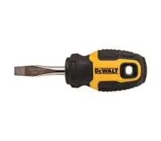 DeWalt DWHT60455 Stubby Screwdriver Slotted 1/4 Inch Lifetime Warranty