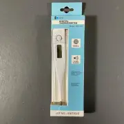 GiiNii Digital Thermometer Fever Alarm 60 Secs High Accuracy Rigid Tip White
