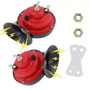 2pcs Universal 120dB Super Loud Waterproof Car Air Electric Snail Double Horn US