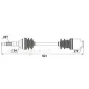 Protex Drive Shaft - Transverse - PSA879A