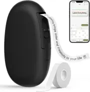 E10 Upgraded Label Maker Machine with Tape, Mini Label Printer, Compatible Andro