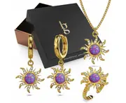 Boxed Rapunzel Opal 3 Pieces Jewellery Set