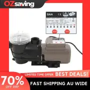 Pool Pump 0.25 8000 L/h Black Timer Chlorine Resistant Durable 1724