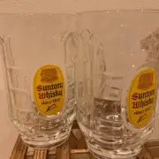 Suntory Kaku Whisky Soda Highball Mug Glass 700ml 1 Pair Set Japan Mag Japan