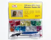 120pcs ATC Blade Fuse kit set with Fuse Puller/Electric Tester for most Vehicles