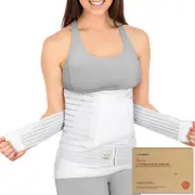 KeaBabies Revive 3-in-1 Postpartum Recovery Support Belt in Matte White at Nordstrom, Size Medium