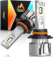 FREERAP 9012 Headlight Bulbs, 1:1 Size Halogen Upgrade Replacement,30000LM Brighter HIR2 LED Bulbs, High Lumens LED Kit, 6000K Cool White, IP68 Waterproof, Pack of 2