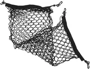 Happyyami Pet Safety Car Boot Separation Net Durable Black Mesh Cover for Luggage Fixation Pet Isolation for Vehicle Safety Secure Travel