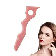 Silicone Tip Eyebrow Contour Stencils | Lip Lip Liner Applicator Terrella Eyebrow Stencil,Silicone Mascara Coating Tool Multifunctional Padena Guard