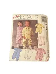 1990's McCall's Infants' Jumpsuit,Romper Pattern 5153 UNCUT