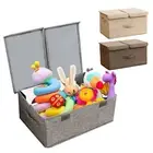 Children Playroom Organizer Easy Assembly Toy Container Capacity Collapsible Box