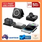 3 in 1 Foldable Wireless Charger Magnetic Station for Apple iPhone AirPods Watch
