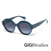 在飛比找momo購物網優惠-【GIGI Studios】西班牙設計 特色斜切粗圓框墨鏡(