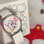 臺北出貨🎊安心生活小店HELLOKITTY手錶可愛卡通KT貓立體數字少女心學生兒童手錶閨蜜送禮