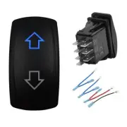 Up Down Momentary Rocker Switch 7P ON-Off-ON DPDT Mom Toggle Switch with Jump...