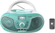 Roxel RCD-S70BT Portable Boombox CD Player with Remote Control, FM Radio, USB...