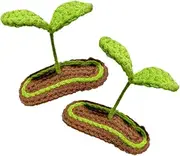 GLSTOY Bean Sprout Hairpin Clips Set 2 Pack Soft and Comfortable Adorable Hair Accessories Suitable for Teen Girls Women