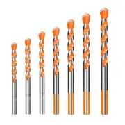 7 Pcs Concrete Drill Bit for Ceramic Tile, Concrete, Brick, Glass K8A41113