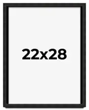 22x28 Shadow Box Black Rustic Barnwood Display Frame | 1.125 Inch Deep | 0.875