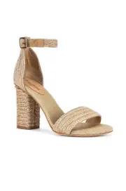 Jeffrey Campbell Rowboat Tan Sandals Beige Brown Sz 9.5