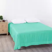 Premium Hotel Quality Flat Sheet, Luxury Softest 2000 Thread Count, 1-Piece, Single-King SK Size Bed