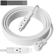 3 Prong Power Extension Cord with Multiple Outlets 15 FT 16/3 Gauge Multi 3 O...