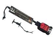 Ocean & Earth Bodyboard Black/Clear Basic Coil Wrist Body board Leash + Plug