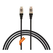 Cat 6A Rj45 Sftp Thin Lszh 30 Awg Pack Of 50 Network Cable Black