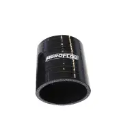 Aeroflow Straight Silicone Hose Elbow 38.1mm 1-1/2" I.D 76mm 3" Length Black