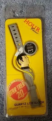 1986 Classic LEWCO Star Trek Mr. Spock LCD Wrist Watch