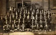 Boy Scout Old Photo - St Johns Scouts with their leaders at Old Trafford, Manche