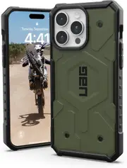 UAG Pathfinder MagSafe Apple iPhone 15 Pro 6.1" Case - Olive Drab