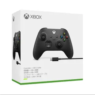 Microsoft 微軟 XBOX 原廠無線控制器+USB-C 纜線(磨砂黑)/搖桿/特價/全新/360