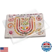 Enrichoice Combo Beading Board with Cover - Grey Flocked Jewelry Design Board