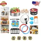 All-in-One 3 Quart Instant Pot Accessory Set: Baking Barrel & Steamer Basket