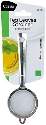 Cassia Stainless Steel Tea Strainer, 6 Cm Size