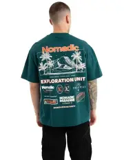 [Nomadic Paradise] Sponsor Street Tee in Deep Teal