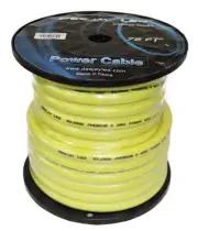 Deejay Led TBH072YELLOWMIX 0 Gauge 72 Ft 70% Aluminum/30% Copper Power Cable