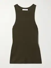 [Co] Co - Cashmere Tank - Army green - x large x large Green