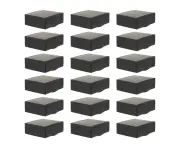 20Pcs Black Card Trinket Boxes Candy Packing Boxes Party Cookie Boxes Party Gift Boxes