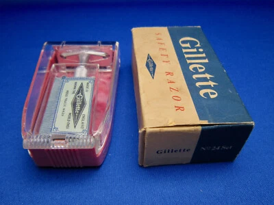GILLETTE VTG No.24 Safety Razor 1950's Made In England Mint Condition Prototype?